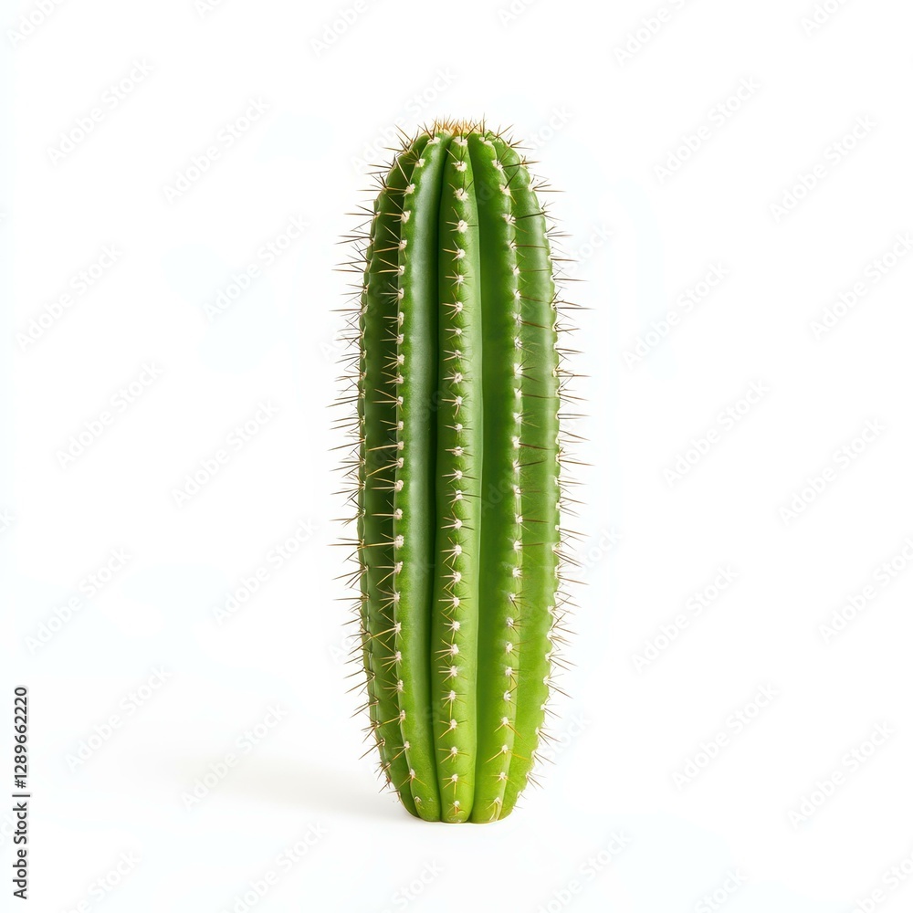 A solitary cactus stands out, showcasing unique features against a clean white backdrop, ideal for plant enthusiasts. A solitary cactus stands out, showcasing unique features against a clean white backdrop, ideal for plant enthusiasts.
