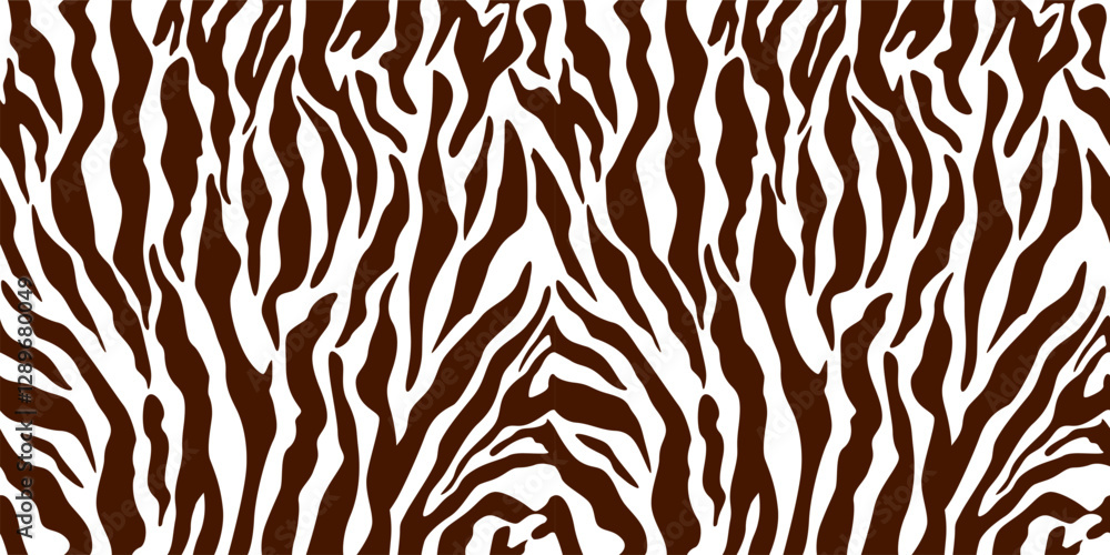 Realistic texture of tiger or zebra fur. Animal skin stripes, jungle style wallpaper. Seamless vector drawing Realistic texture of tiger or zebra fur. Animal skin stripes, jungle style wallpaper. Seamless vector drawing