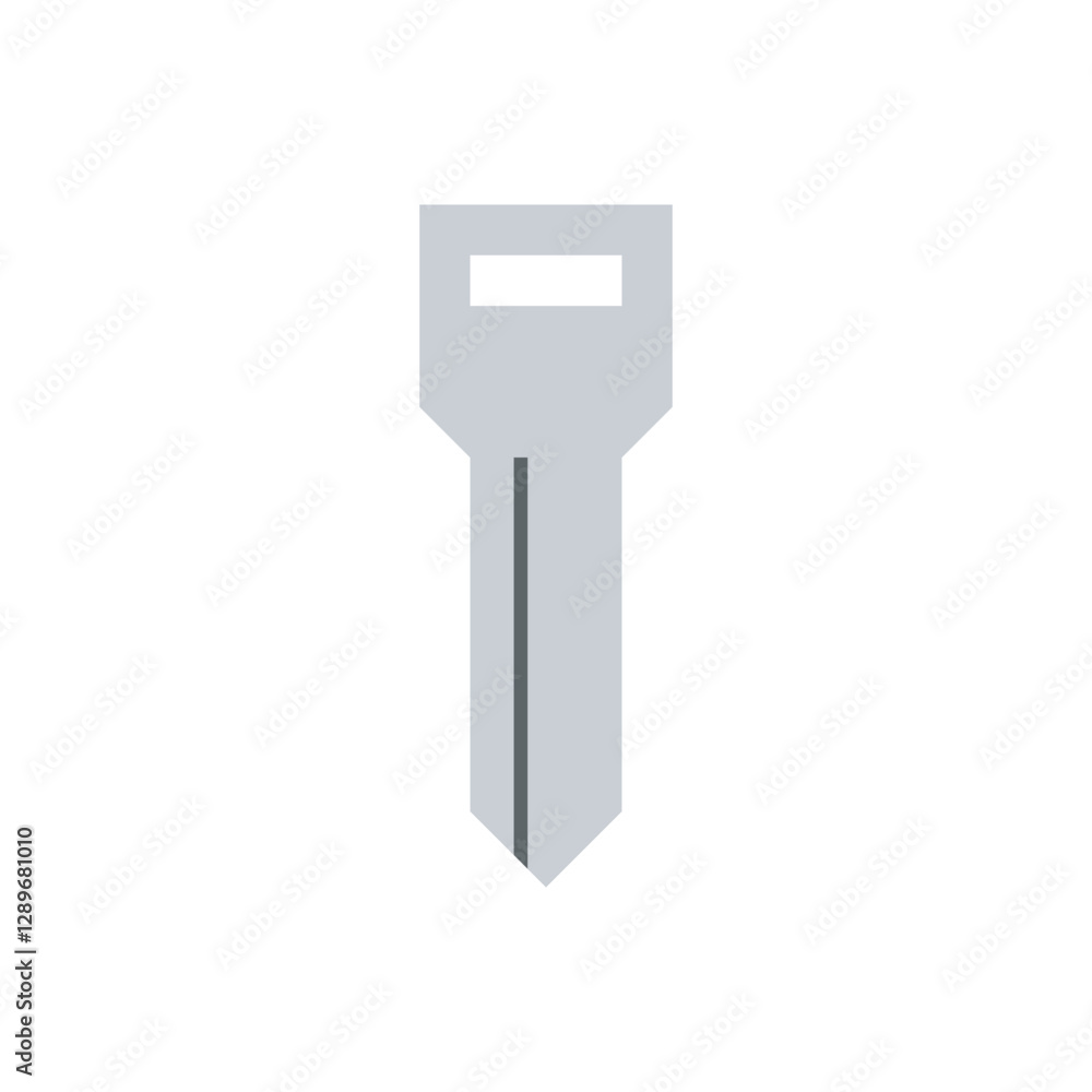 Silver key flat icon vector design illustration. Automotive key icon design illustration. Silver key flat icon vector design illustration. Automotive key icon design illustration.
