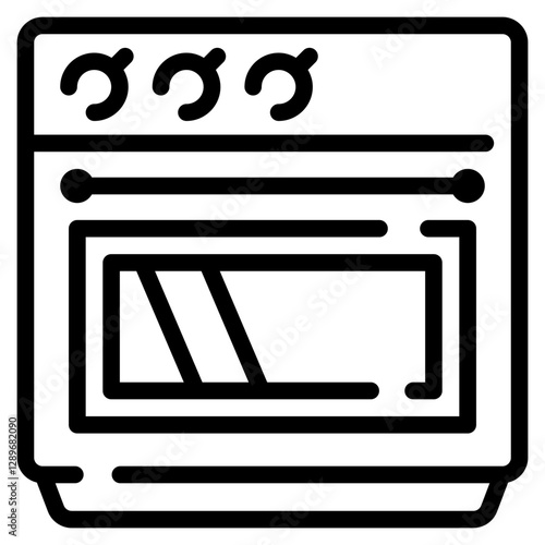 Oven Line Icon