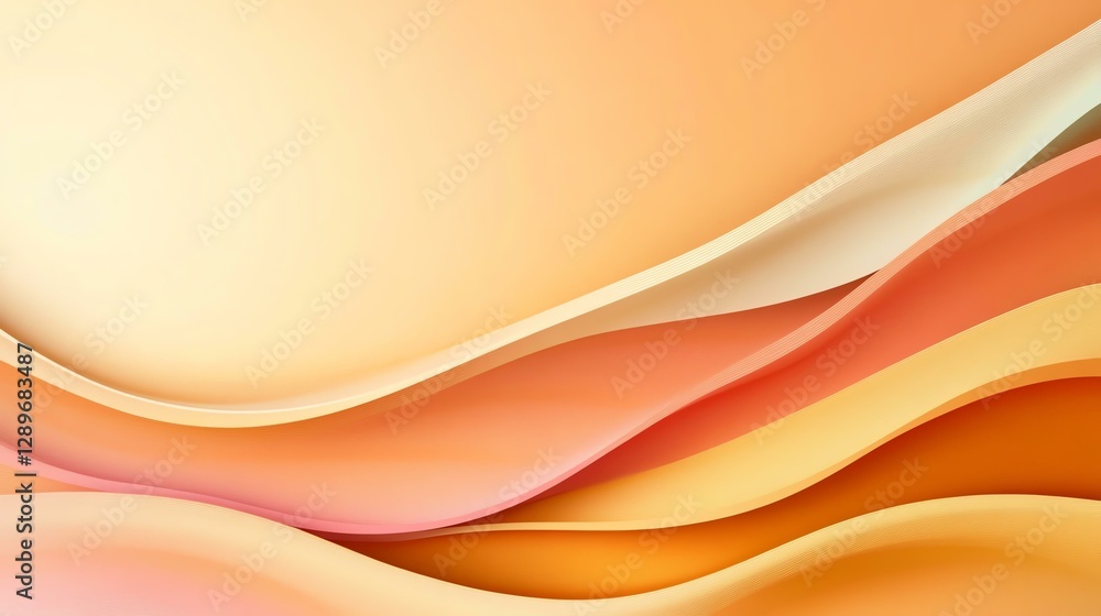 Abstract wavy pattern in warm tones. Abstract wavy pattern in warm tones.