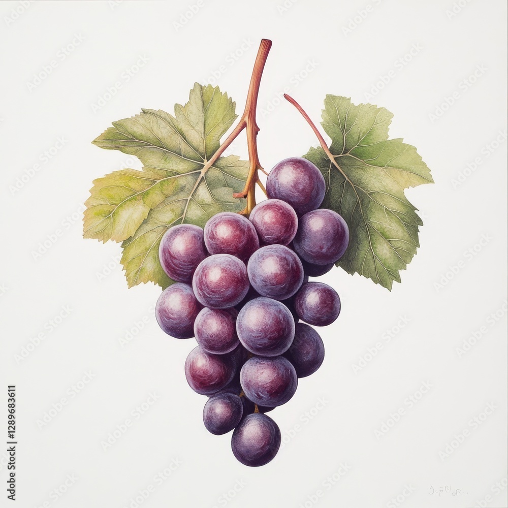 Fototapeta premium White grape