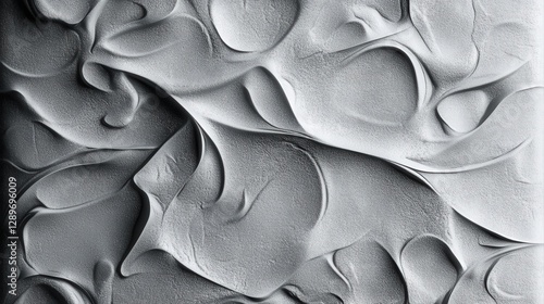 This image features an intricate gray abstract texture with flowing forms that evoke a sense of motion, fluidity, and modernity, perfect for artistic designs.