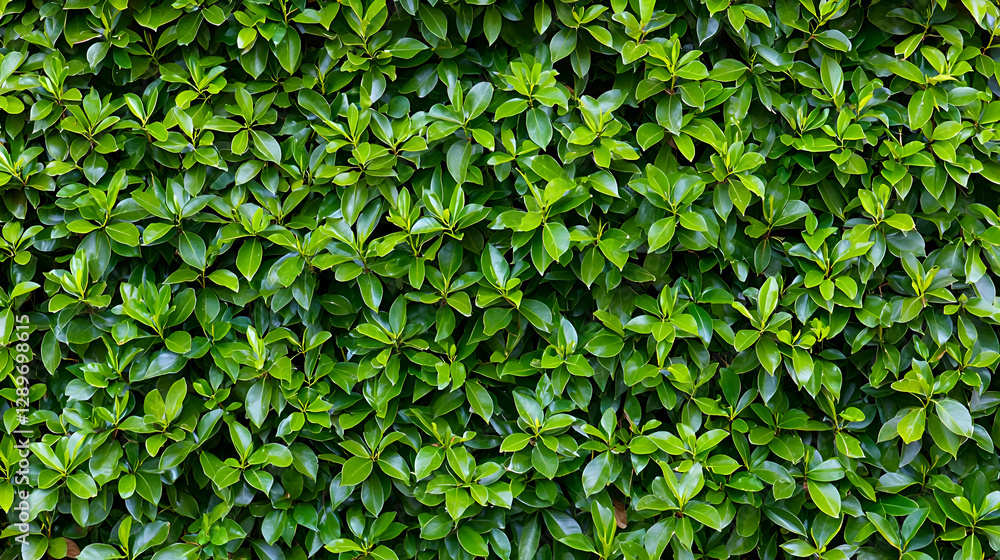 Lush Green Hedge Texture Background