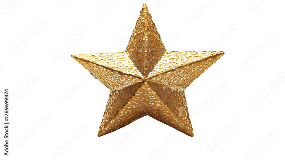 golden star christmas decoration isolated on white background , transparent png golden star christmas decoration isolated on white background , transparent png