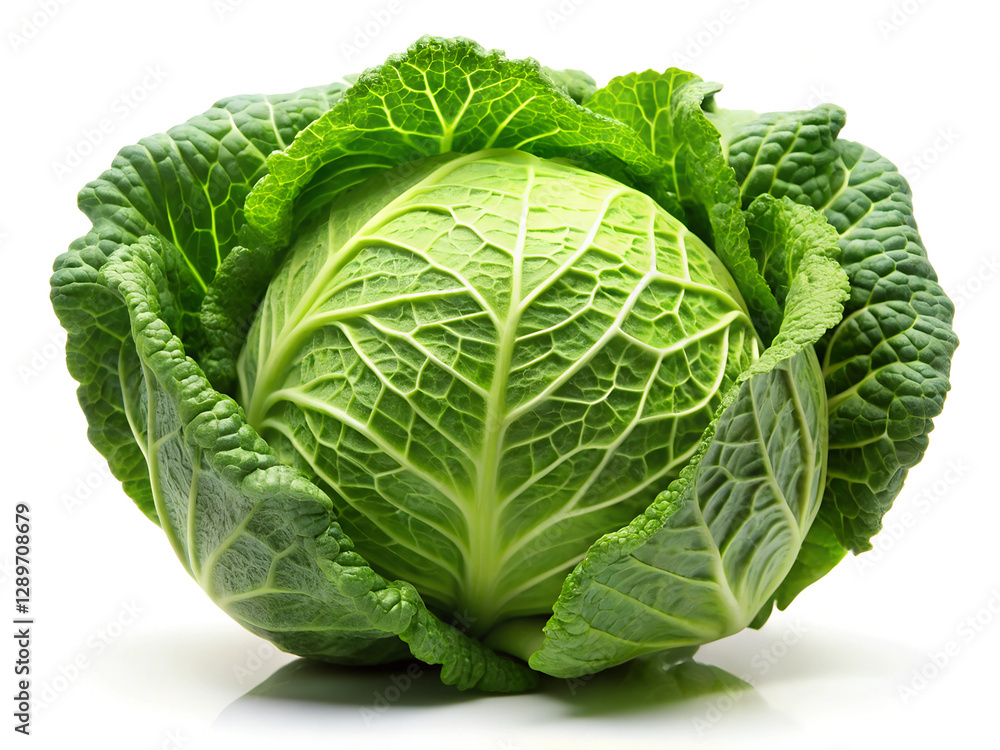 Obraz premium cabbage isolated on white background