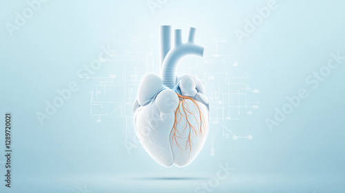 Heart Health Cardiovascular Disease Concept Illustration