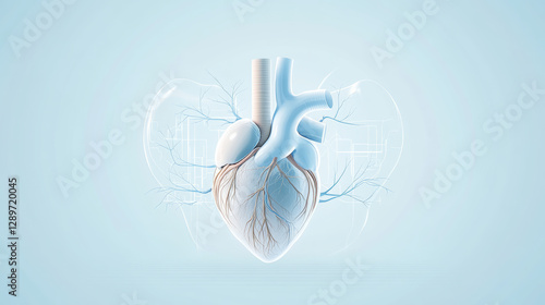 Heart Health Cardiovascular Disease Concept Illustration