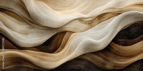 Earthy toned abstract waves and textures
