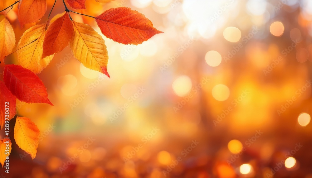 Autumn Foliage Bokeh Background Autumn Foliage Bokeh Background