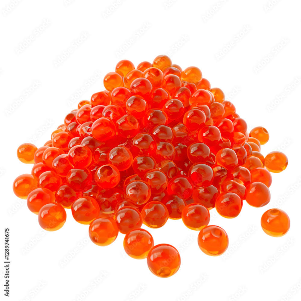 Red caviar pile luxury delicacy gourmet food Red caviar pile luxury delicacy gourmet food