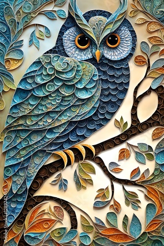 owl on a branch