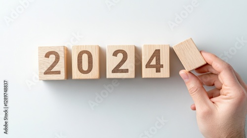 Wooden Blocks Arranged to Display 2024