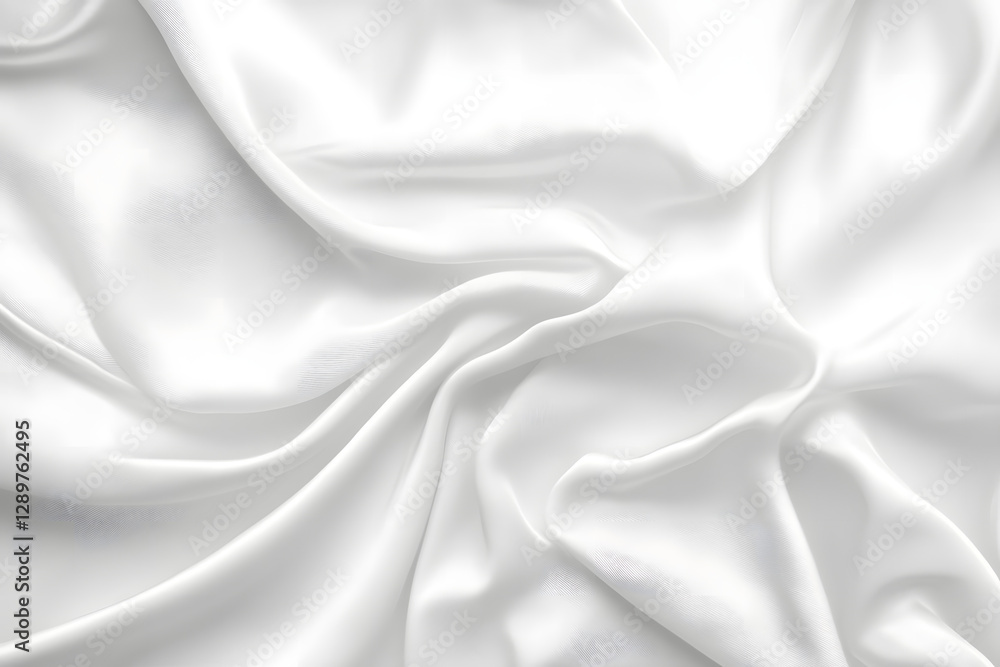 Elegant Draped White Fabric Texture Background Elegant Draped White Fabric Texture Background