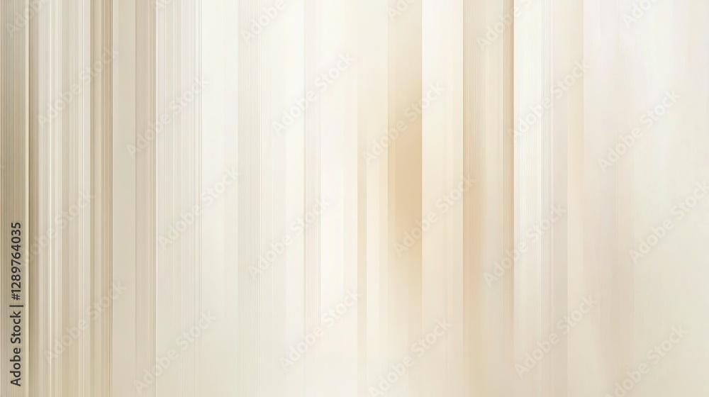 Obraz premium Beige vertical lines create a soft and blurred background appearance