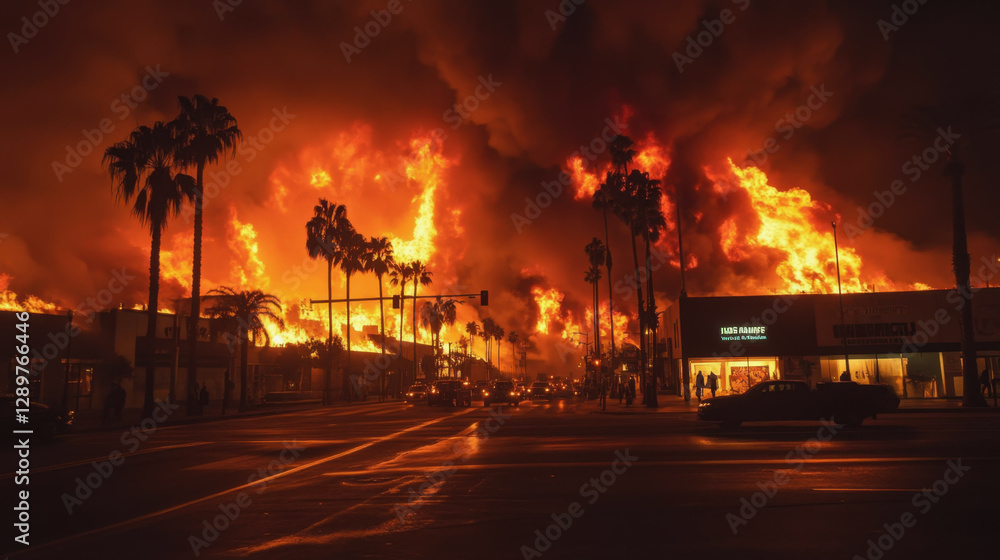 fires in Los Angeles. fires in forests. The city is on fire fires in Los Angeles. fires in forests. The city is on fire