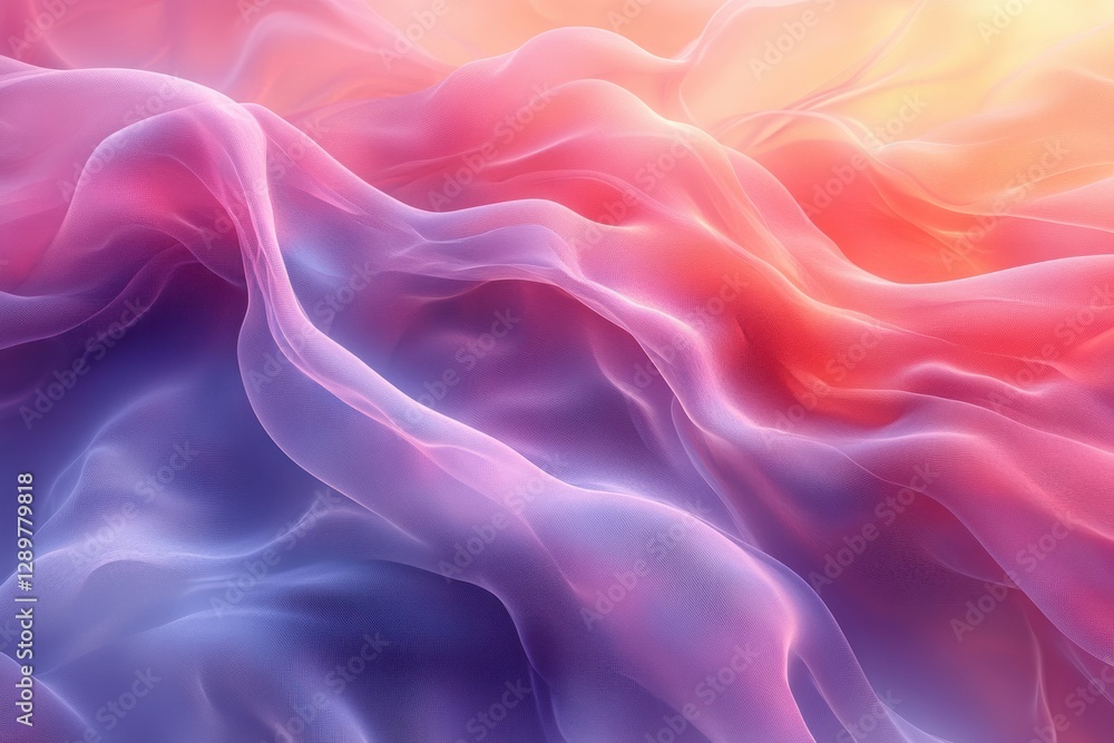 Obraz premium Abstract Soft Pastel Light Shadow Overlay Dreamy Texture on White Background