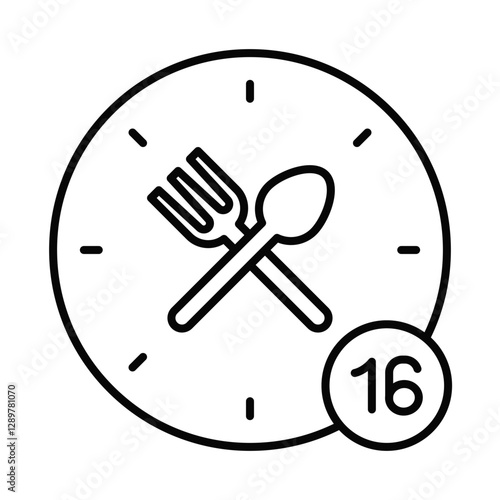intermittent fasting icon
