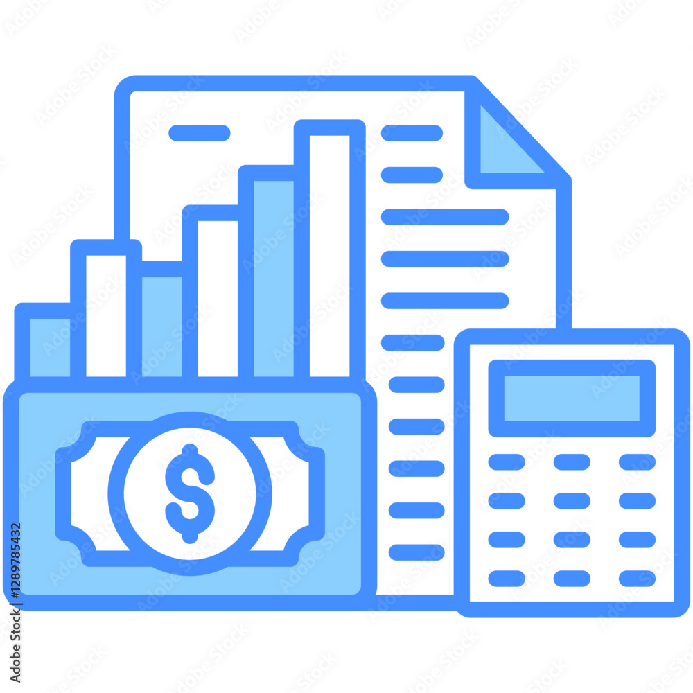 Financial Statement Icon Financial Statement Icon