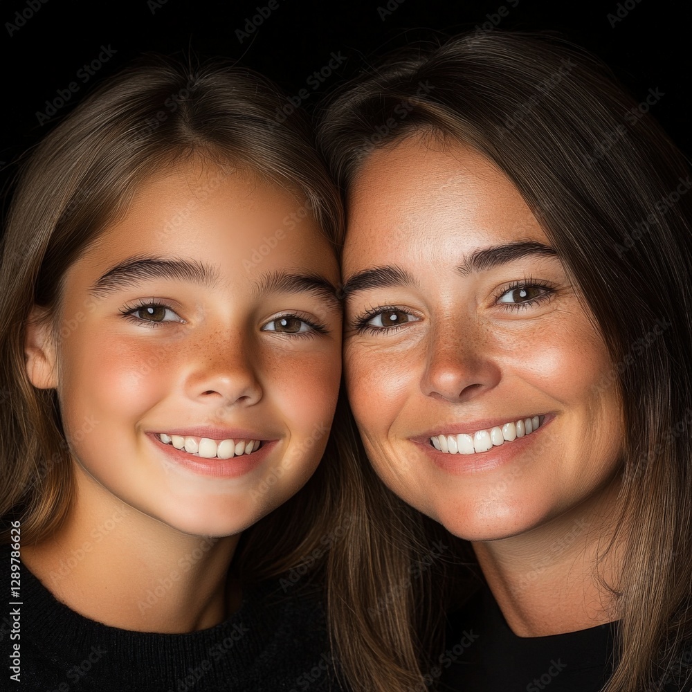 Mother and Daughter Portrait Mother and Daughter Portrait