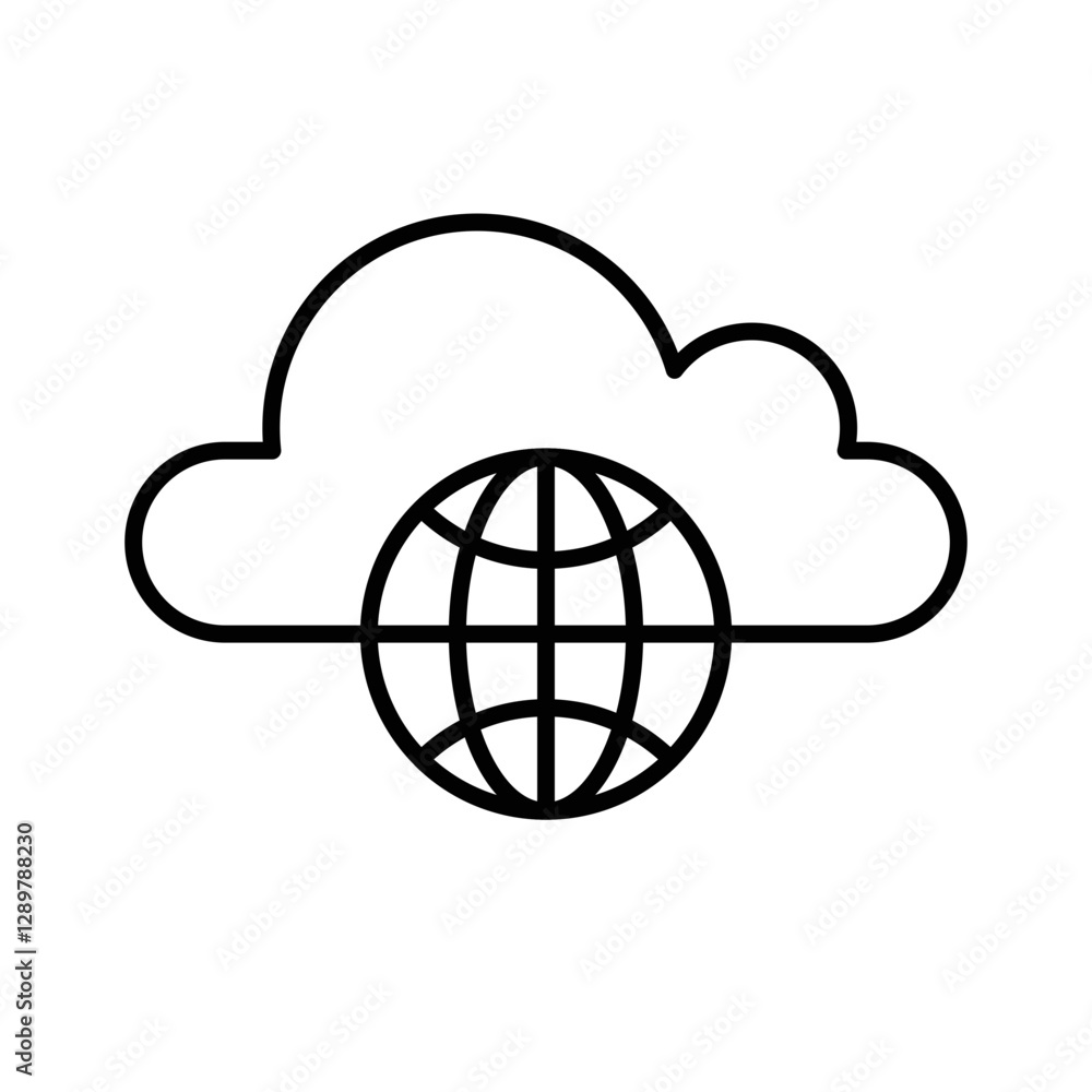internet sign icon internet sign icon
