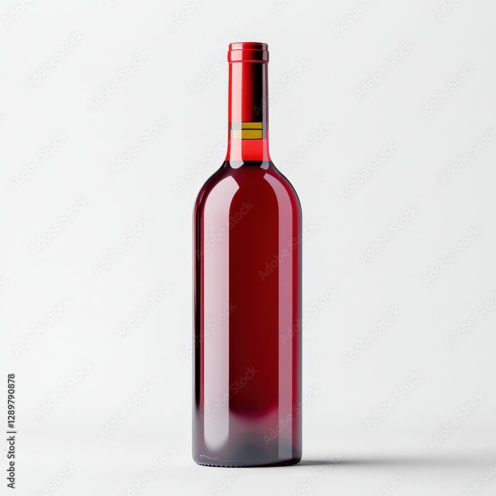 red wine bottle on white background red wine bottle on white background