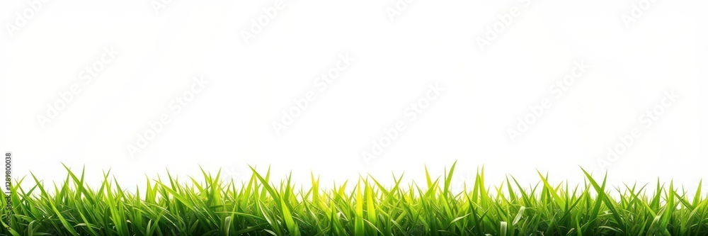 Vibrant green grass stretches across the landscape, showcasing the freshness of spring with its lush growth and gentle grass blades swaying in the breeze Vibrant green grass stretches across the landscape, showcasing the freshness of spring with its lush growth and gentle grass blades swaying in the breeze