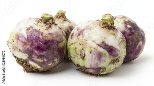 Fresh Swede Turnips on Display.