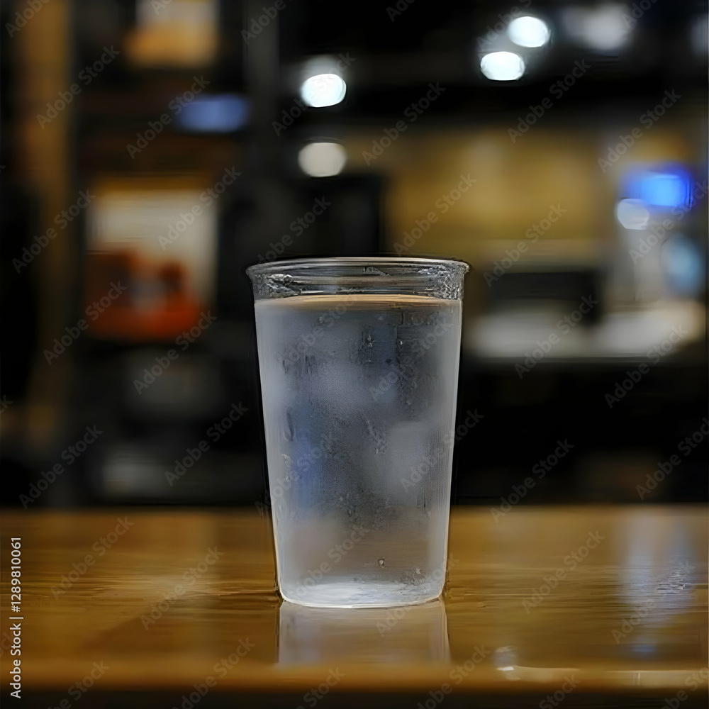 Refreshing Water in Glass, Still Life Photo Refreshing Water in Glass, Still Life Photo