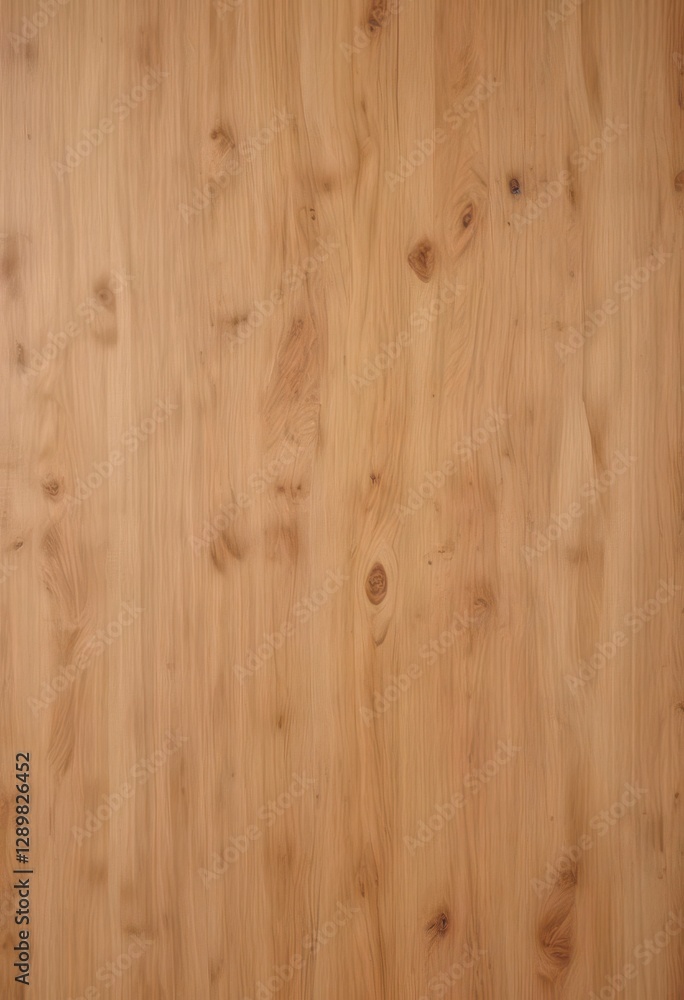 Naklejka premium Smooth and refined wood surface with fine wood fibers, smooth, texture