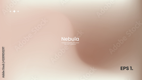 Fényképezés Abstract Mocca Mouse Brown blurred gradient fluid vector background design wallp