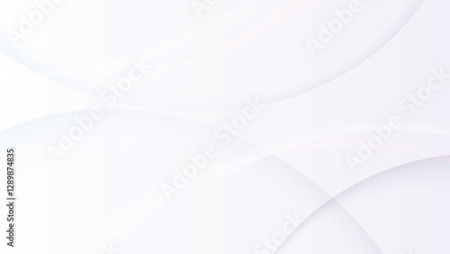 Minimalist Abstract Digital Background With Soft Curves