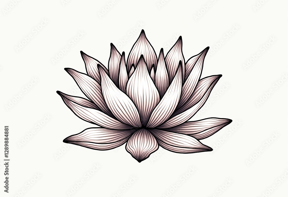 Minimalist Lotus Flower Tattoo Vector: Elegant 2D Design for Stickers, Apparel & Spiritual Art – Isolated on White Background
Minimalist Lotus Flower Tattoo Vector: Elegant 2D Design for Stickers, Apparel & Spiritual Art – Isolated on White Background