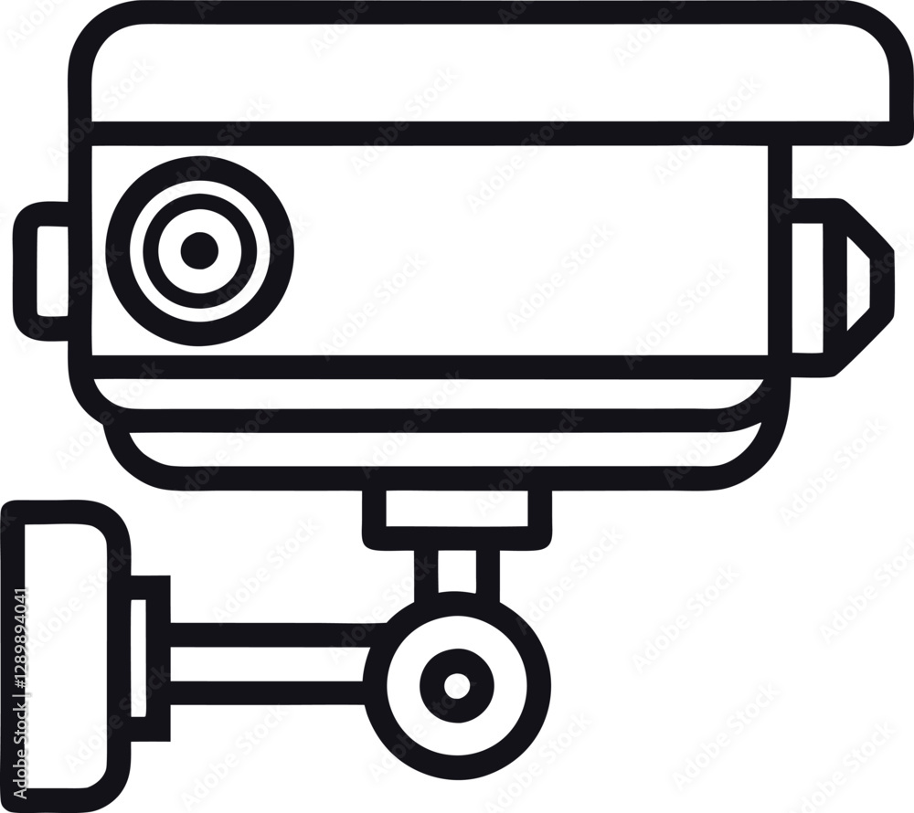 cctv-camera-editable-stroke-outline-icon-isolated cctv-camera-editable-stroke-outline-icon-isolated
