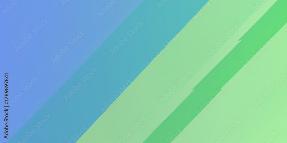Obraz premium Abstract gradient backdrop with blue and green diagonal stripes