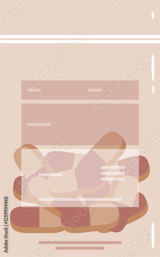 Caplet Pills Medicine Plastic Pack