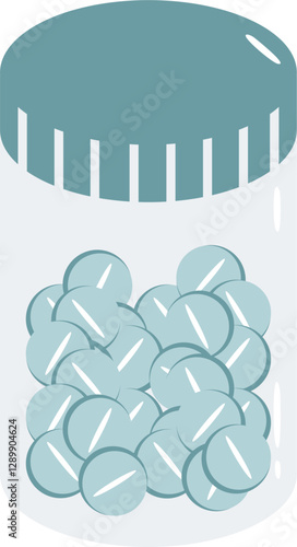 Tablet Medicine Bottle