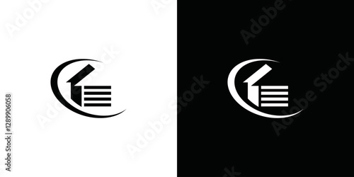 simple garage house logo vector