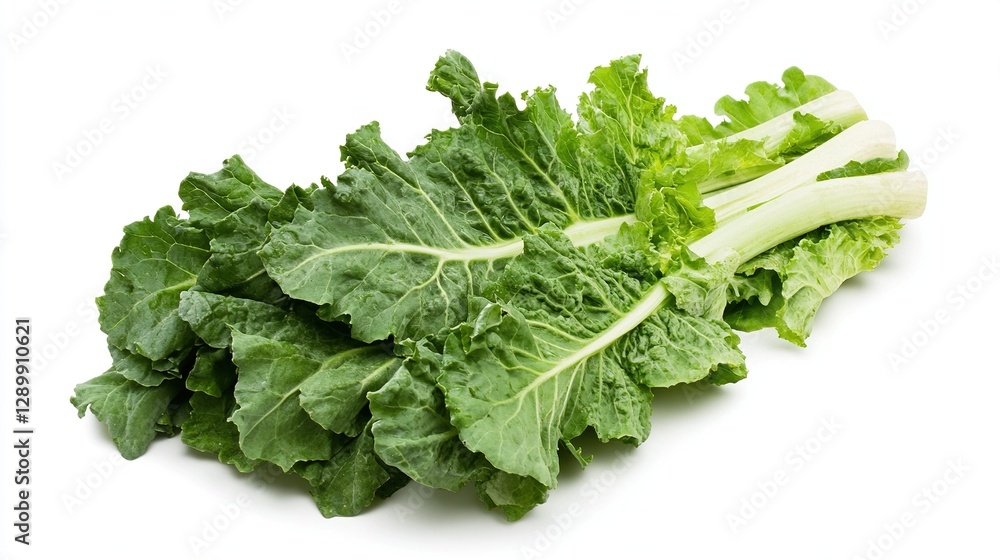 A kind of green leafy vegetable isolated on white background, green environmental protection, green healthy organic food. A kind of green leafy vegetable isolated on white background, green environmental protection, green healthy organic food.