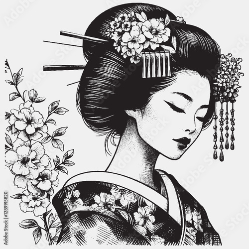 japanese woman with fan