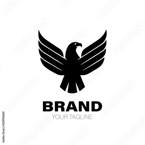 Sea Eagle Logo. Sea Eagle Logo Design. Sea Eagle Logo Brand. Sea Eagle Logo Vector Design Isolated on White Background