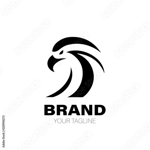 Sea Eagle Logo. Sea Eagle Logo Design. Sea Eagle Logo Brand. Sea Eagle Logo Vector Design Isolated on White Background