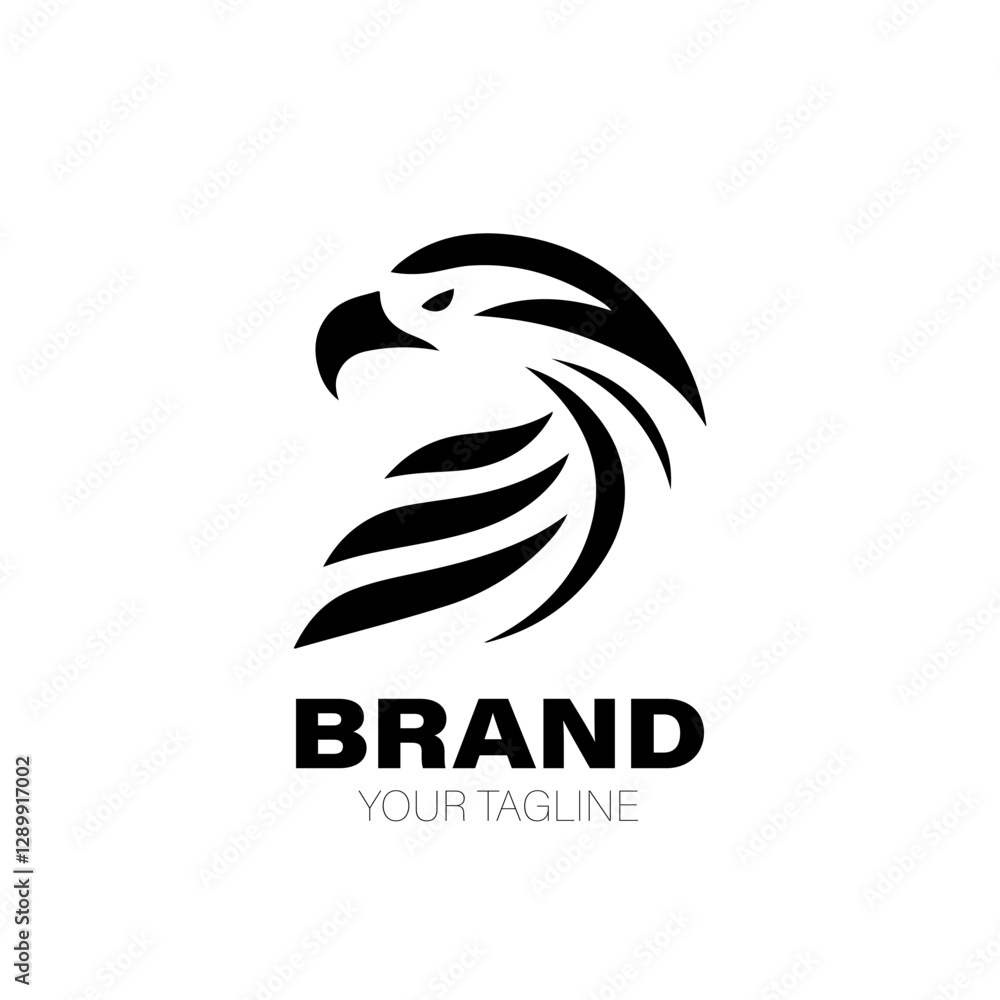 Obraz premium Sea Eagle Logo. Sea Eagle Logo Design. Sea Eagle Logo Brand. Sea Eagle Logo Vector Design Isolated on White Background
