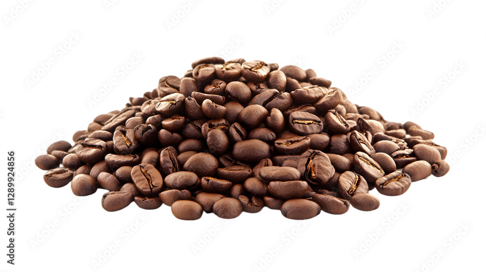 Naklejka premium side view of coffee transparent isolated on white png