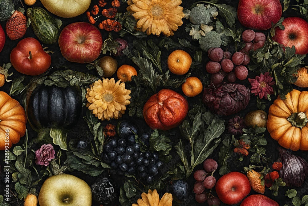 custom made wallpaper toronto digitalCelebrate the beauty and bounty of nature's harvest.- Seamless Pattern - Seamless Pattern