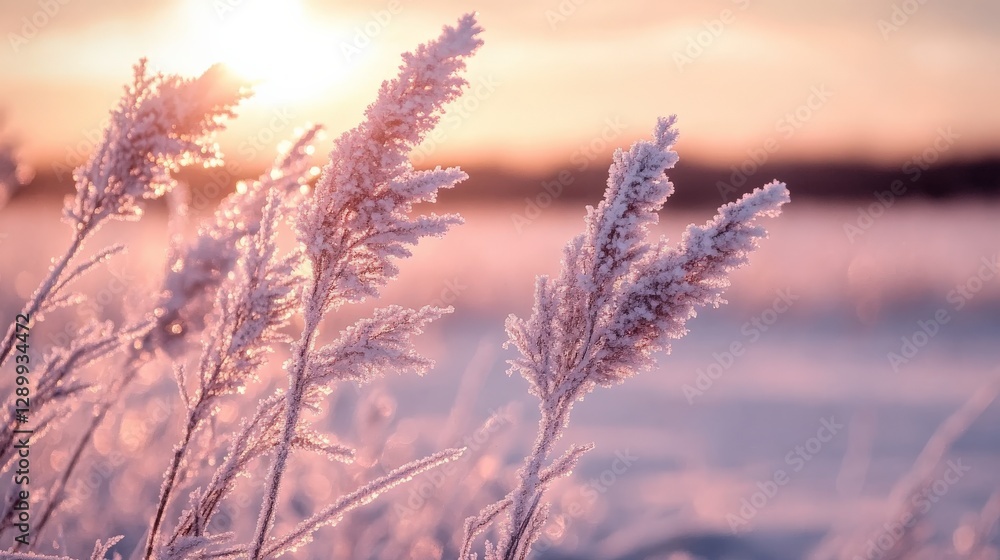 Frosted Prairie: Serene Winter Meadow Capturing Fragile Ice, Animal Traces, and Nature's Enduring Beauty Frosted Prairie: Serene Winter Meadow Capturing Fragile Ice, Animal Traces, and Nature's Enduring Beauty