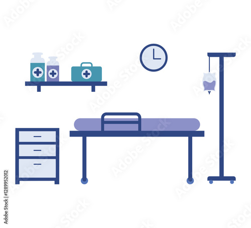 Doctor Room with Examination Table