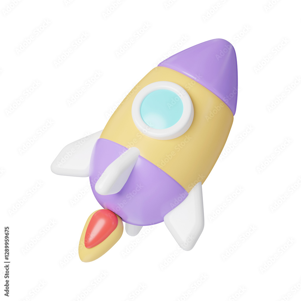 Fototapeta premium Educational Aspiration Education 3d icons, Back to school ,3d rendering illustration.
