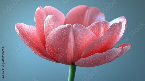 Delicate Pink Tulip Close-up photo