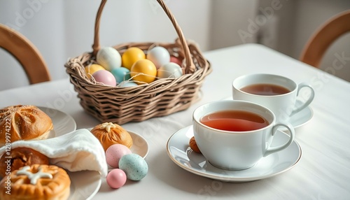 Wallpaper Mural still life with easter eggs Torontodigital.ca